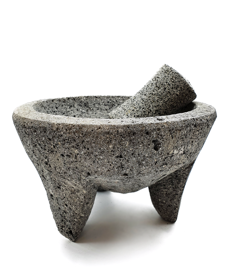 Molcajete De Piedra Volcánica 21cm Diametro